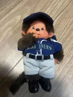 新品タグ付きモンチッチ ぬいぐるみMサイズ 男の子 モヒカンヘア