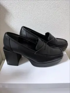 MOUSSY 厚底ローファー ブラック☺︎