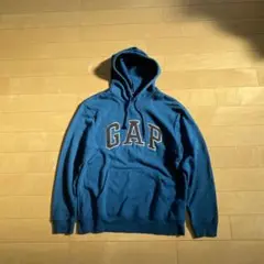 ✨大人気✨OLD GAP パーカー 00s y2k 短丈archive ブルー
