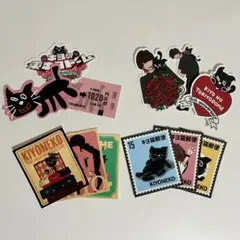 キヨくじ H賞 キヨ猫ステッカー 4種セット