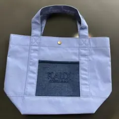 KALDI トートバッグ　カルディ　ブルーのサムネイル