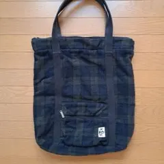 CHUMS チャムス トートバック チェック