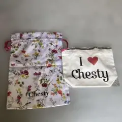 Chestyチェスティ ノベルティトートバッグ•巾着 セット