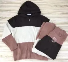 GELATO PIQUE HOMME ベビモコブロックボーダー ルームウェア