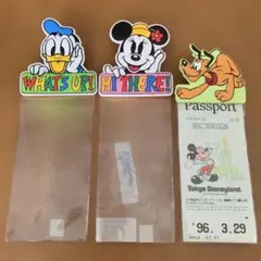 【96's】東京ディズニーランド チケットホルダー 1996年チケット付