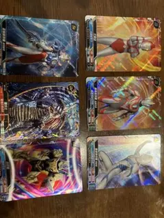 ウルトラマン トレーディングカード 6枚セット