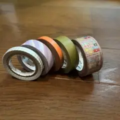 mtマスキングテープ セット 5個入り
