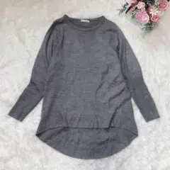 アフリカタロウ 長袖ニット レディーストップス シンプル カジュアル ベーシック