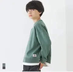 coca キッズ　レイヤード風カットソー　コカ　150