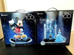 HAPPYくじ　ディズニー100周年　ミッキー特大フィギュア　シンデレラ城セット