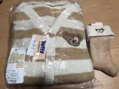 ダッフィー　モコモコ　ボア　ルームウェア ルームソックス 靴下 新品