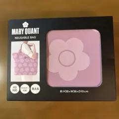 新品 MARY QUANT マリークワント エコバッグ A3対応　ファスナー付きのサムネイル
