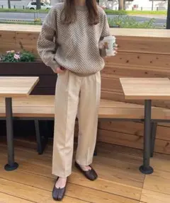 【LE MORE】 ふんわりニット★だぼっと大きめ★定価6,160円