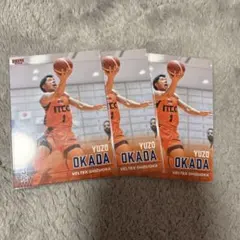 富山グラウジーズ 岡田雄三選手 BBMカード