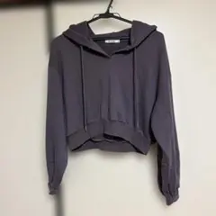 WEGO ショート丈 パーカー