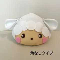 ベビーキッズ用ひつじ年の被り物帽子角なし（ハンドメイド）
