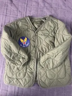 US AIR FORCE ワッペン付　uniqlo キルティングジャケット