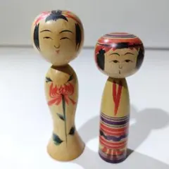 こけし 2体セット 郷土玩具 民芸品のサムネイル