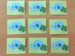ミニカード⭐︎ぞうさん