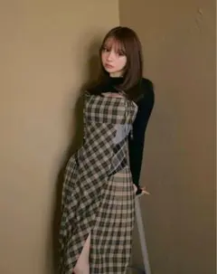 andmary Nadia check swimsuit 新品 ANDMARY】Nadia check swimsuit