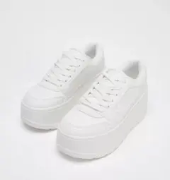 ZARA/ザラ♡大人気！新品未使用！厚底スニーカー37サイズのサムネイル