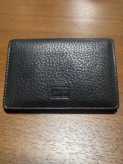 【美品】LANVIN ランバン レザー 名刺入れケース ブラック