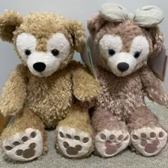 2点セット　ダッフィー シェリーメイ Ｓサイズ　ぬいぐるみ　ディズニー