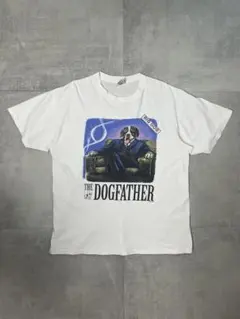 90s USA製 【BIG DOGS】THE DOG FATHERTシャツ XL