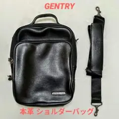 マルエム松崎 GENTRY 本革 多機能 2WAYショルダーバッグ ブラック 黒