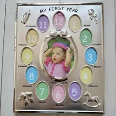 ラドンナ 12ヶ月ベビーフレーム　マイファーストイヤーフォトフレーム