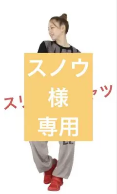 マーブル　スリットT シャツ　ブラックのサムネイル