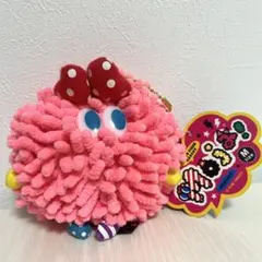 【新品未使用】Mojaモジャ キーホルダー Mサイズ ピンク 平成