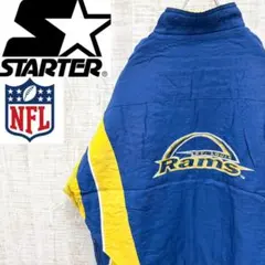 FU31《NFL》スターター　中綿アノラック　セントルイス　80s刺繡ロゴ