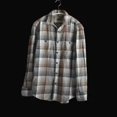 OLD UNIQLO オンブレチェック ネルシャツ S