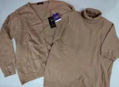 アンサンブルニット カシミヤ