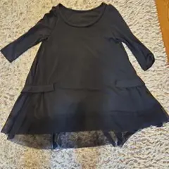 forFOXEY　DAIZY LIN 　黒チュニック 七分袖　38のサムネイル