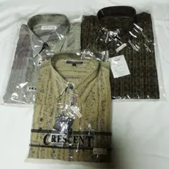 未着用 カジュアルな 長袖シャツセット ３点