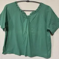agnis b. 緑色 半袖 トップス サイズ2