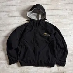 裏地スウェット　PORT AUTHORITY ナイロンジャケット 黒　古着