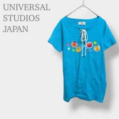 【ユニバーサルスタジオ】セサミストリート Tシャツ 半袖　リボンデザイン　Mのサムネイル