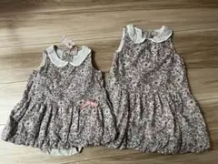 petitmain プティマイン⋆ワンピース70＆100サイズ　2点セット