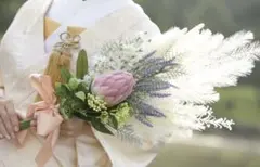 造花　ウェディングブーケ