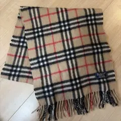 く*木様 極美品Burberrys バーバリー カシミア100％ マフラー レッ く*木様 極美品Burberrys バーバリー カシミア100％ マフラー レッ