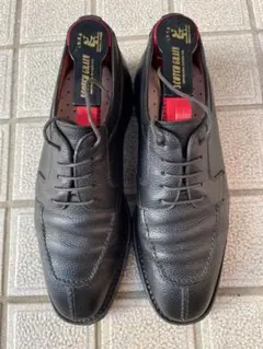 未使用ジョンストン&マーフィー黒プレーントゥ 26.5cmチヨダリーガル