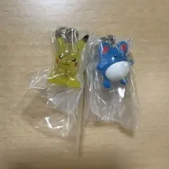 ポケモンめじるしアクセサリー2 ポケモンセンター ピカチュウ　マリル