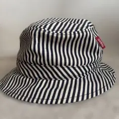 adidas アディダス　バケットハット　ストライプ