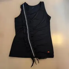 【新品未使用品】ellesse ノースリーブ トップス ブラックのサムネイル