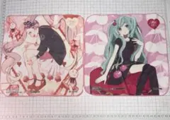 初音ミク MILK コラボ ミニタオル ハンカチ 2枚セット