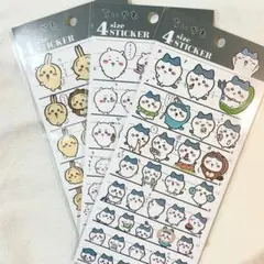 ちいかわ 4サイズシールセット 3シート