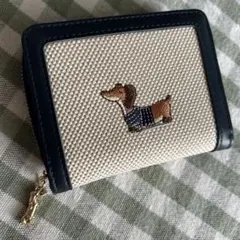 ダックスフンド 刺繍 コインケース ミニ財布